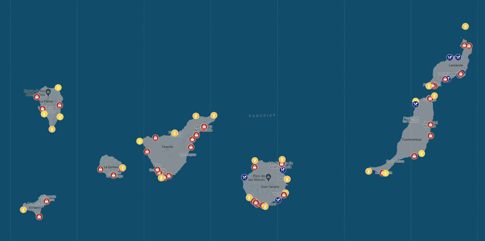 mapa-puertos-muelles-faros-islas-canarias